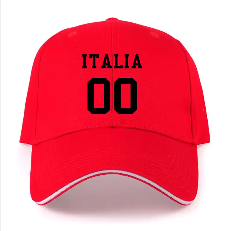 Casquette De Baseball Pour Jeunes Hommes D Italie Numero Et Photo Sur Mesure Drapeau De La Nation Ita Chapeau Decontracte A Faire Soi Meme Pays Italien College Aliexpress