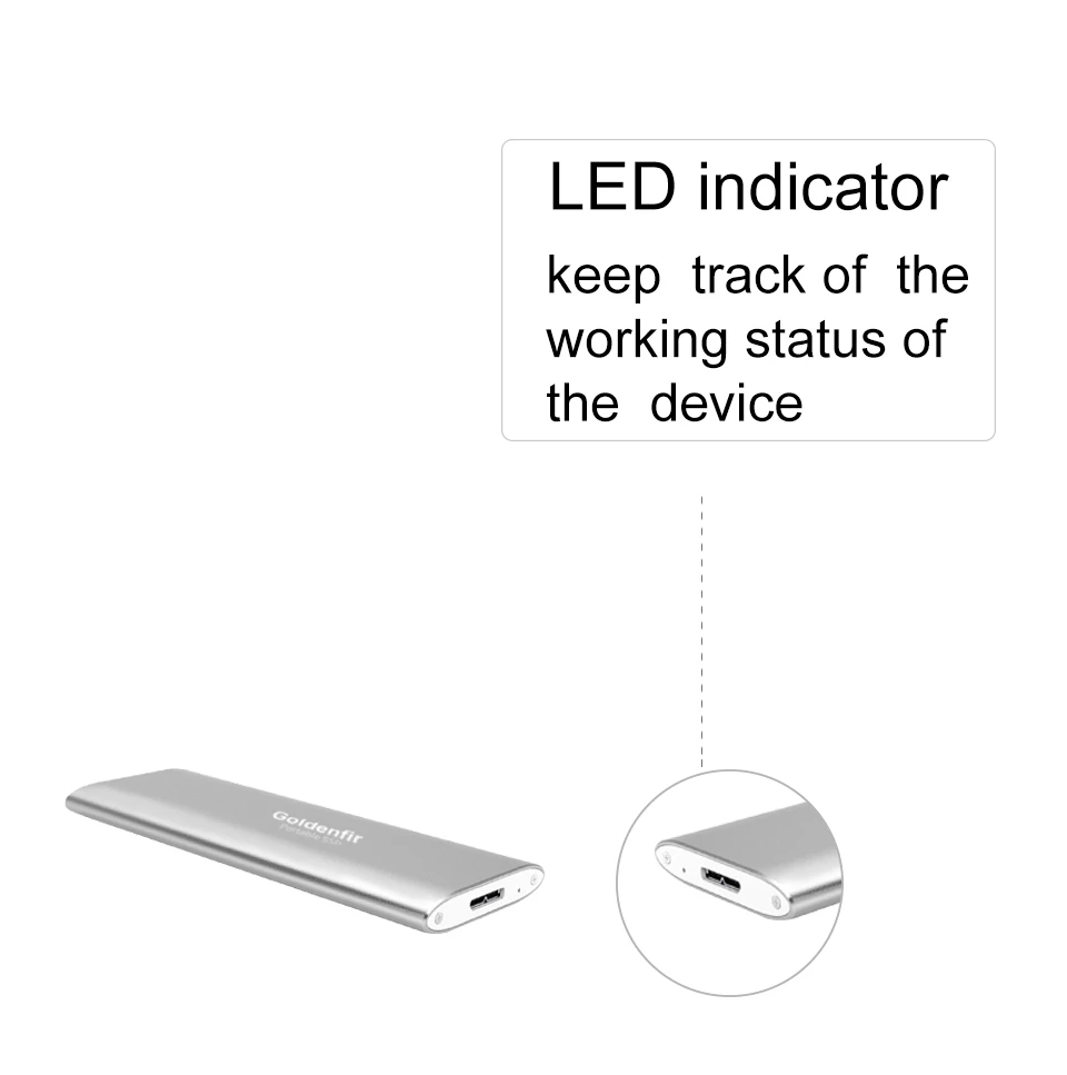 Goldenfir товар портативный ssd USB 3,0 64GB 128GB 256GB 512GB 1 ТБ внешний твердотельный накопитель