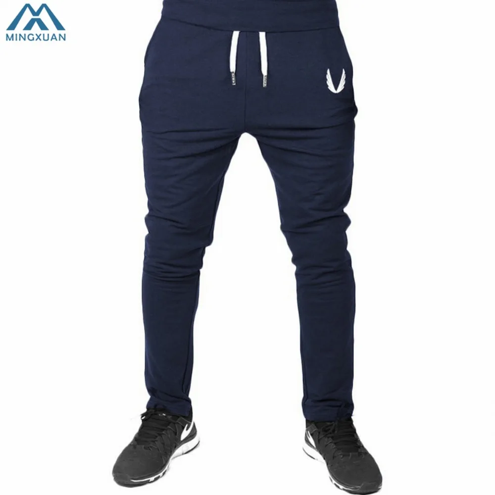 Men Casual Pants Jogger Pants Men Fitness Cotton Fabric Pencil Pants Men Trousers Jogger Full Length  (4)