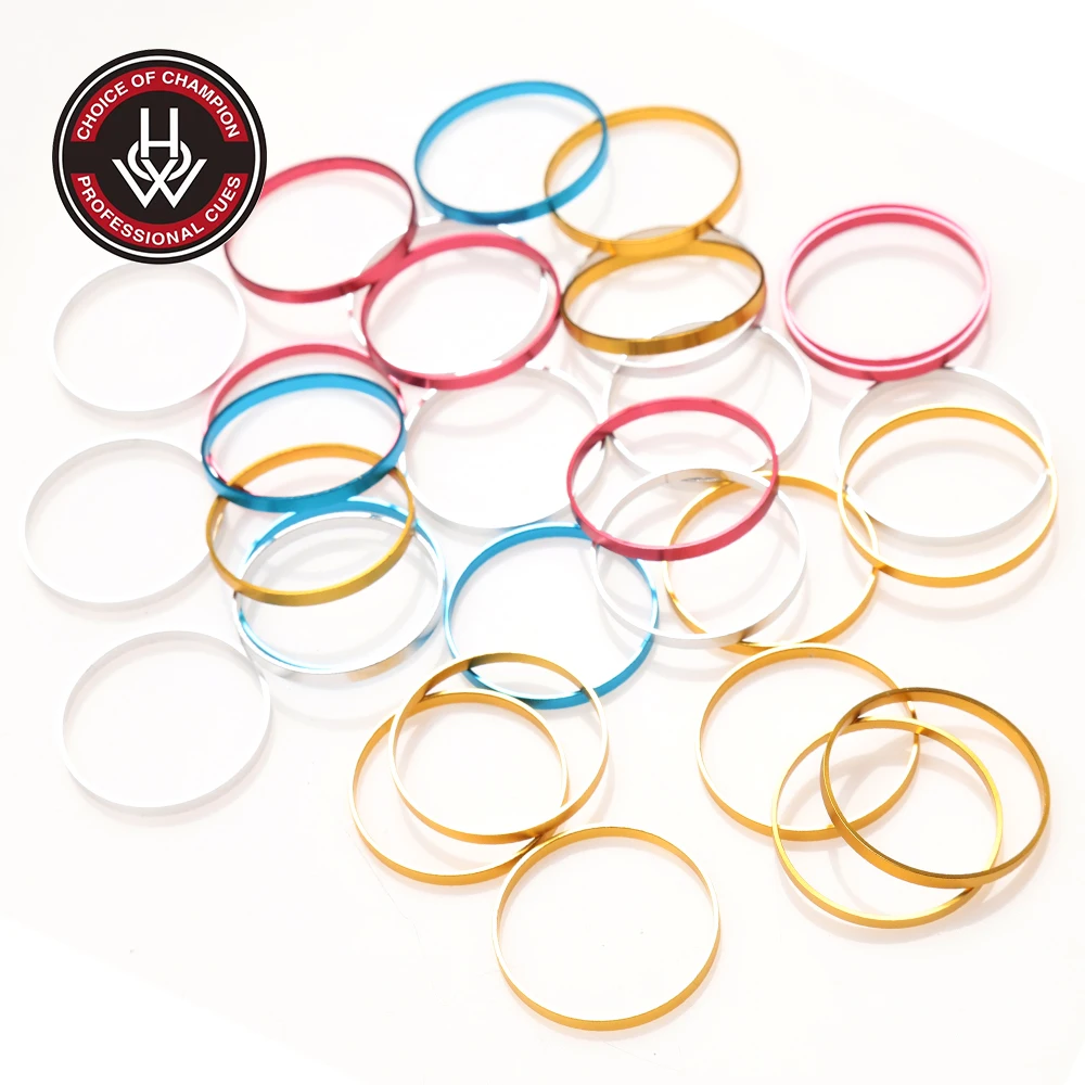 HOW Billiard Cue Ring Aluminum Alloy Ring 4 Pieces of High Quality Ring Durable Billiar Accessories Extension New 2019