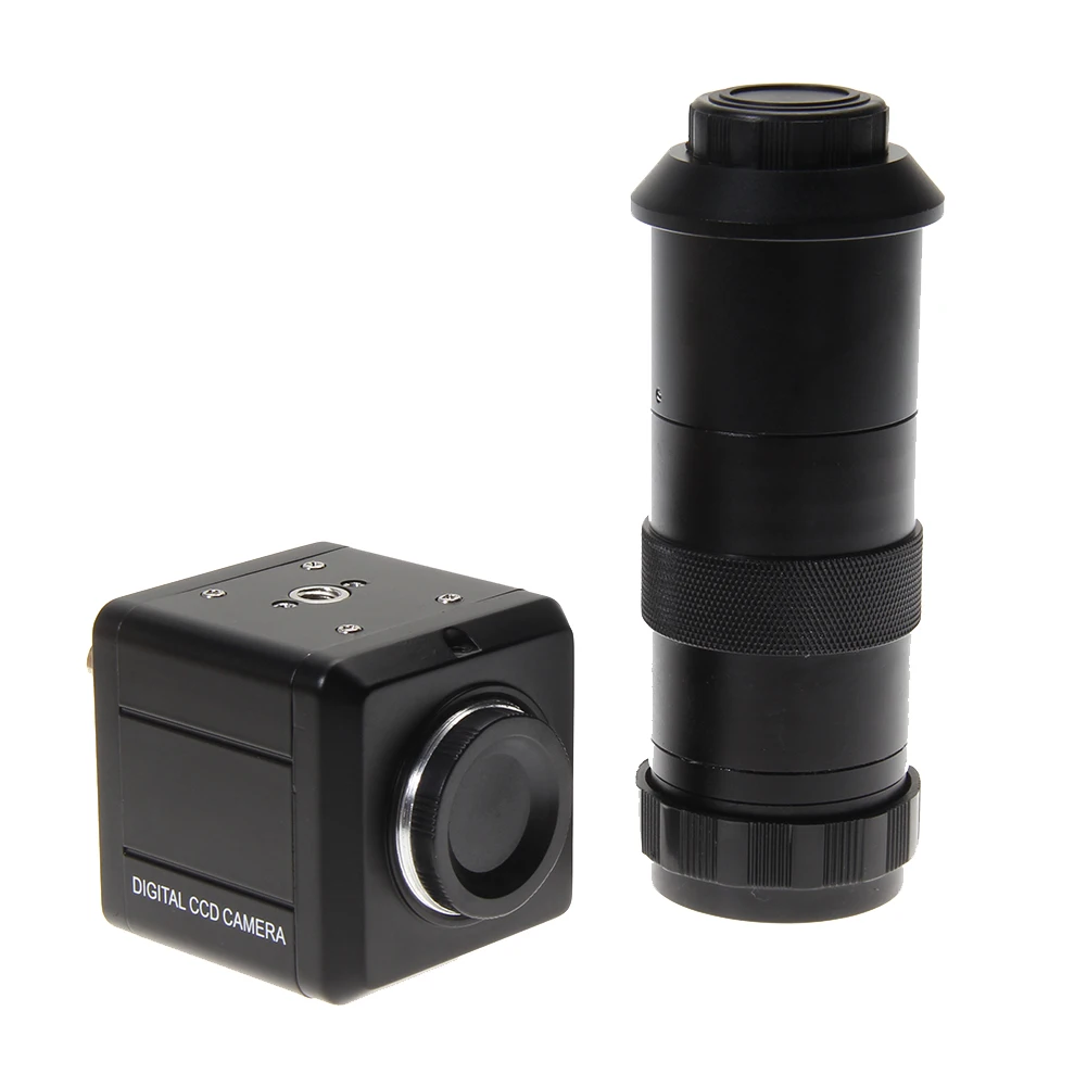 Цифровой промышленный микроскоп с высоким разрешением 100X BNC AV TV Video Zoom C Mount Lens Industry