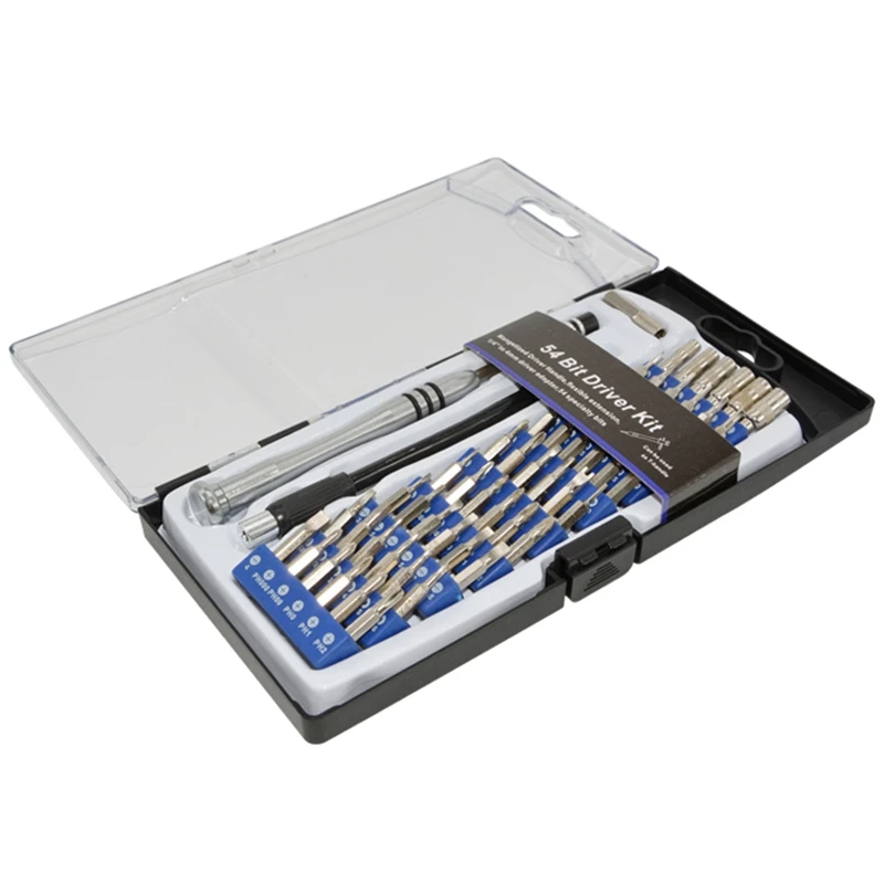 

Repair Hand Tools Kit 54 In 1 Magnetic Precision Torx Pentalobe Screwdriver For Phone Laptop Watch Sunglasses