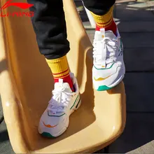 Распродажа) Li-Ning/Женская обувь 001; классическая обувь для образа жизни; спортивная обувь с дышащей подкладкой; кроссовки для отдыха; AGCP024 YXB269