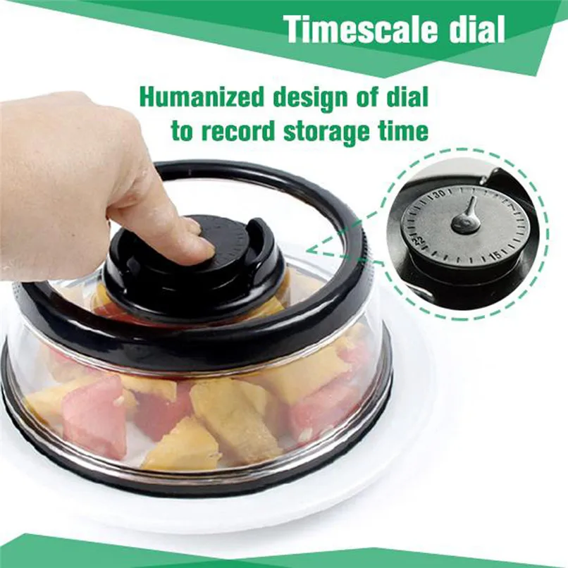 Vacuum Food Seal fresh Cover Vacuum Food Sealer Mintiml Cover Kitchen Instant Vacuum Food Sealer Fresh Cover #2H08 (6)