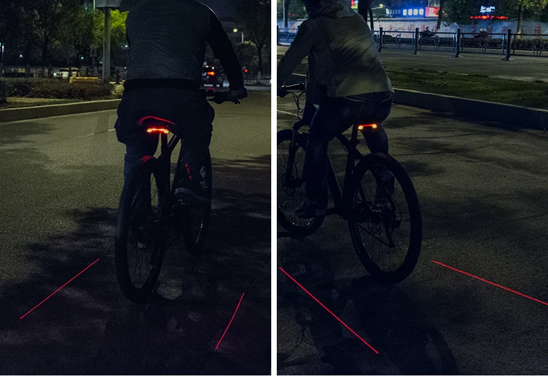 ROCKBROS велосипедный задний светильник USB Перезаряжаемый беспроводной водонепроницаемый MTB безопасный интеллектуальный пульт дистанционного управления поворотник велосипедный светильник лампа