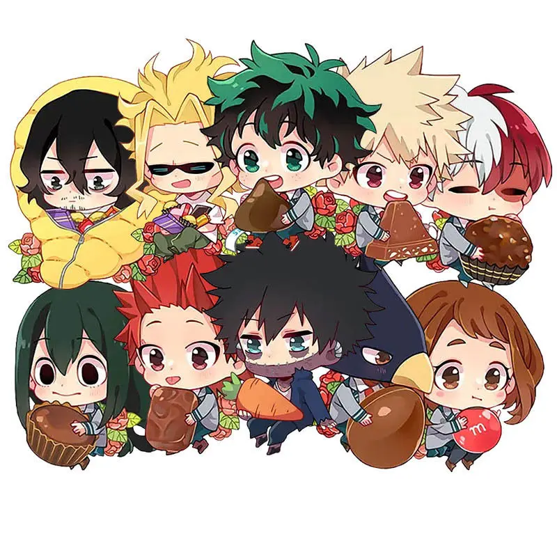 

New Anime My Hero Academia keychain Cosplay Acrylic pendant Keyring Anime Collection key chain cosplay props Gifts