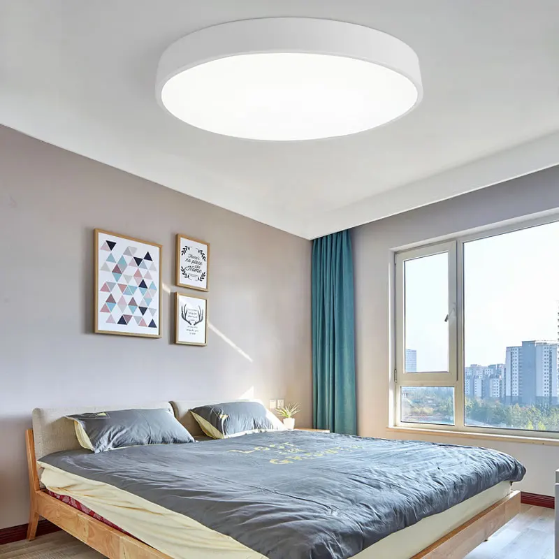 

Zerouno Ceiling Lighting Dimmable Ceiling Lamp Living Room Light Fixtures 5CM Ultra Thin Home Ceiling Lights Daily Lighting