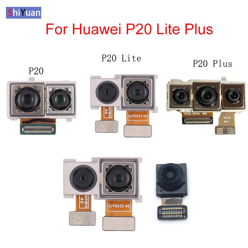 

Rear Big Back Camera Small Front Camera Face Flex Cable Ribbon For Huawei P20 Lite Plus Lens Module Replacement Spare Parts