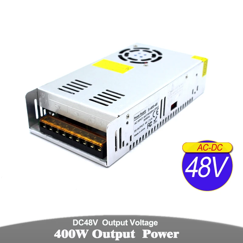Универсальный блок питания DC 12 V 18 24 36 48 42 60 400 W Трансформаторы освещения 220 110 AC DC12V