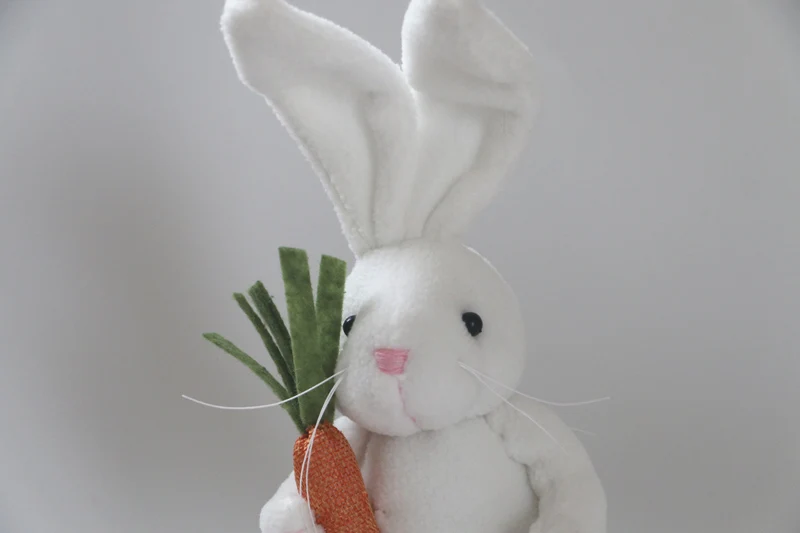 27 см кролик игрушка Кролик плюшевая кукла милые животные кукла Пасхальный подарок Кролик, плюшевая кукла игрушки для детей kawaii Кролик игрушка прекрасный