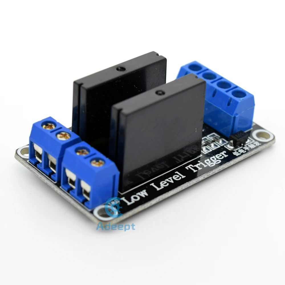 Adeept Новинка 5 в 2 канала твердотельные релейные платы для Arduino Raspberry Pi 8051 AVR DSP