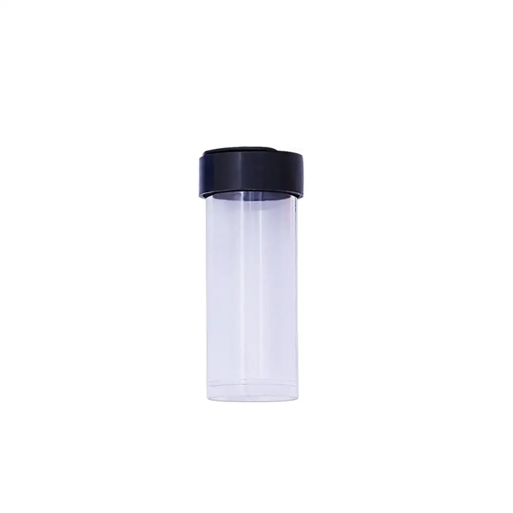 

10pcs Transparent Plastic Storage Bottle Needle Bottle Syringe Component Box With Color Cover Sewing Box