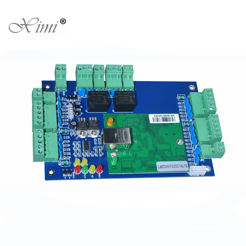 

High Security TCP/IP Card Access Control Panel Access Control Board With Wiegand In For 2 Doors 2 Sides LP02 Door Control System