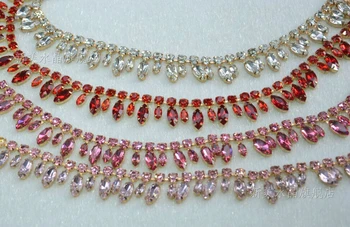 

28cm gembling rhinestone sticker sheets luxurious phone case decor Self Adhesive Scrapbooking Sticker shoes decoration