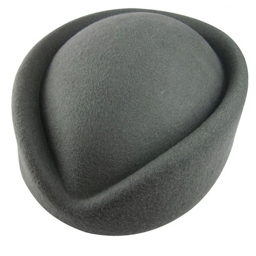 Stewardess Pillbox Hat Teardrop Fascinator Base Multi-color for Live-streaming e