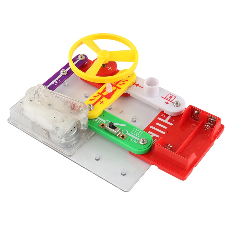 

Children DIY Assembly Electronic Blocks & Toys,Hand-held Generator Kit(W-2289)