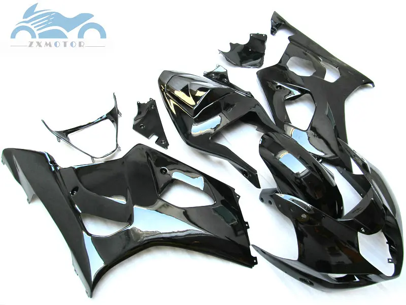 Customized Fairing kits for Suzuki 2003 2004 GSXR 1000 K3 K4 road racing motorcycle fairings 03 04 GSXR 1000 full black BD31