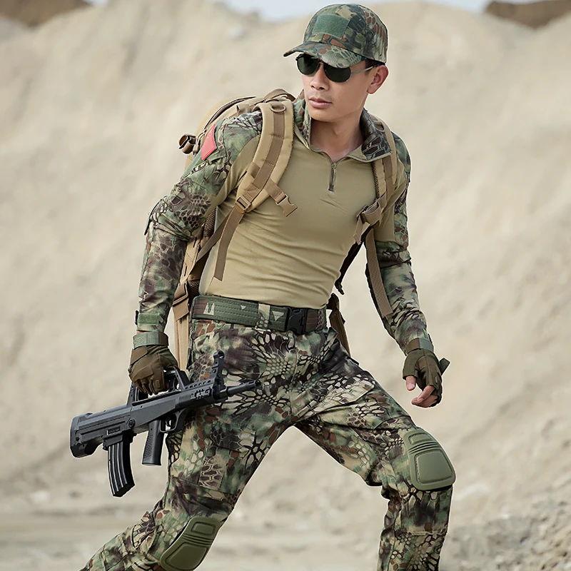 Camouflage Multicam Hunting Outfit Frog Clothes Suits Army Military Clothing Sets Men Uniforms Gift Kneepads and Elbow Pads Camouflage Multicam Hunting Outfit Frog Clothes Suits Army Military Clothing Sets Men Uniforms Gift Kneepads and Elbow Pads