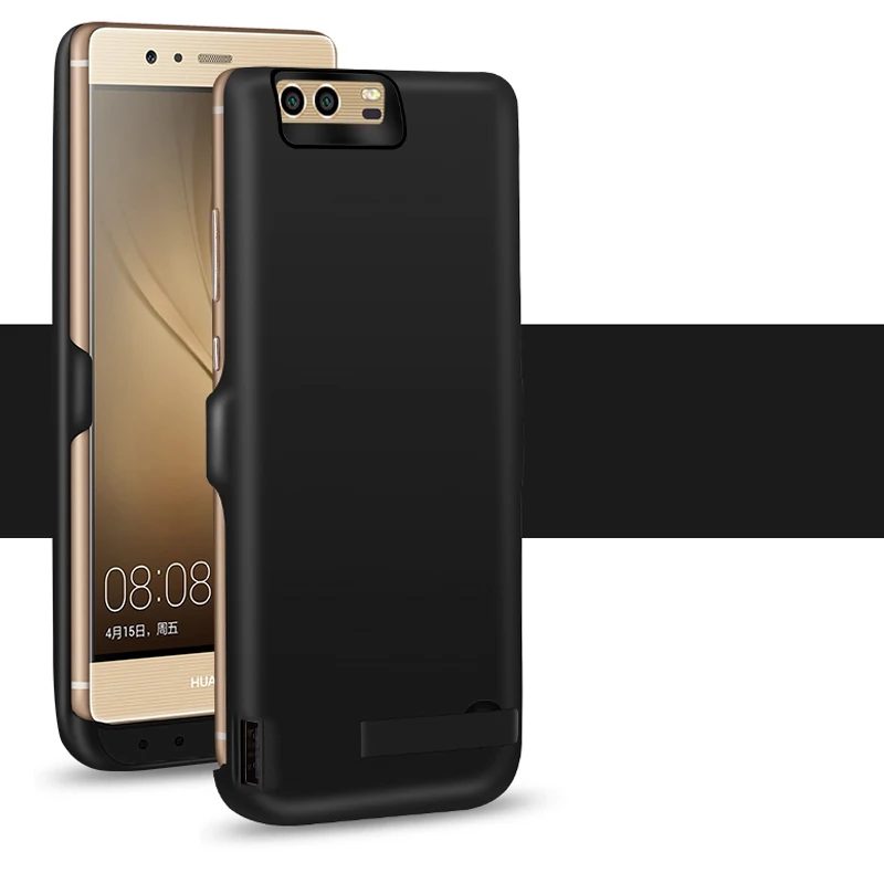 

For HUAWEI 2016 P9 P9Plus / EVA VIE 5500mAh External power bank Charger pack battery phone case cover with bracket holder