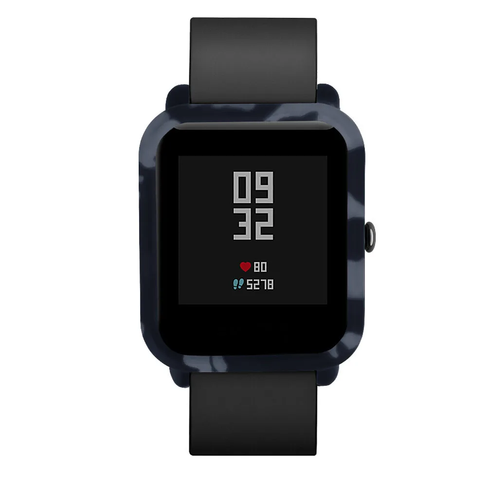 Горячий защитный кожух и протектор экрана для Huami Amazfit Bip Younth часы тонкая красочная рамка чехол защитная оболочка - Цвет: 5