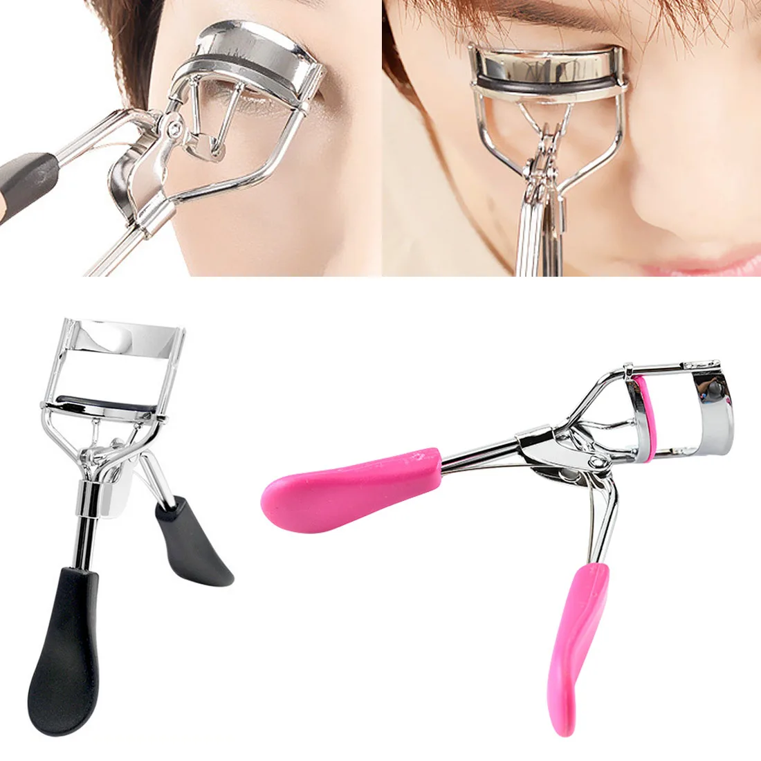 Wide angle eye curl lash aid/ Eyelash Curler/ Cosmetic Makeup Black