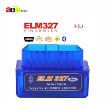 Super Bluetooth MINI ELM327 V2 1 New OBD2 OBDII ELM 327 for Android Torque Car Code