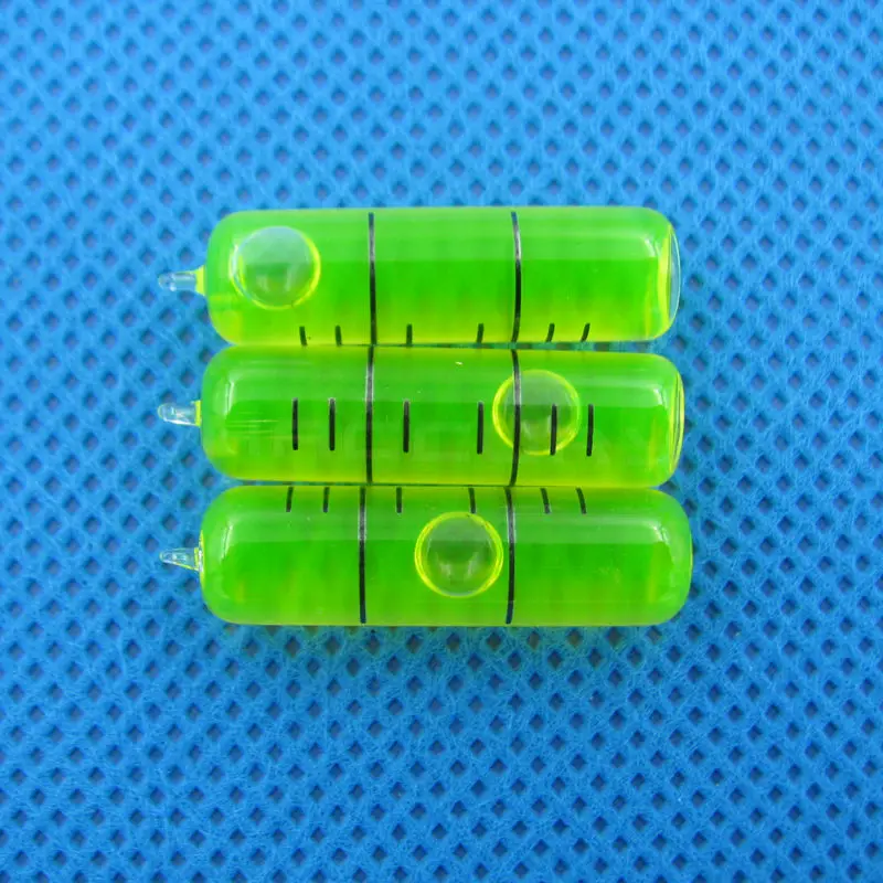 10 Stck. Acrylröhre Blase Spirit Wasserwaage Fläschchen Messinstrument