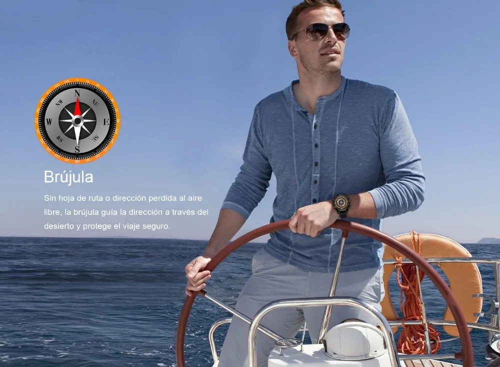 10 LEMFO LEM6 RELOJ INTELIGENTE CON BRUJULA