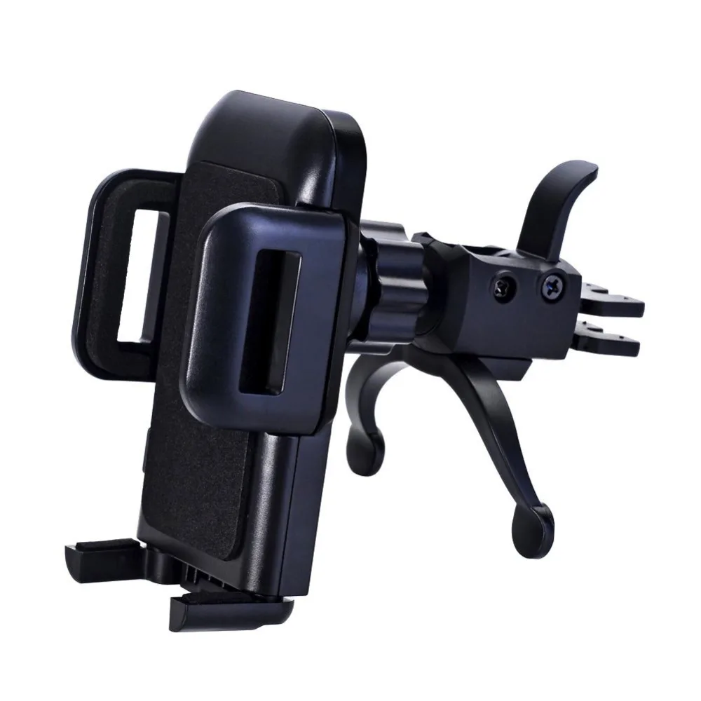 

Universal Air Vent Car Mount Holder Cradle 360 Rotation Car Phone Holder With Quick Release Button and Strong Kicks