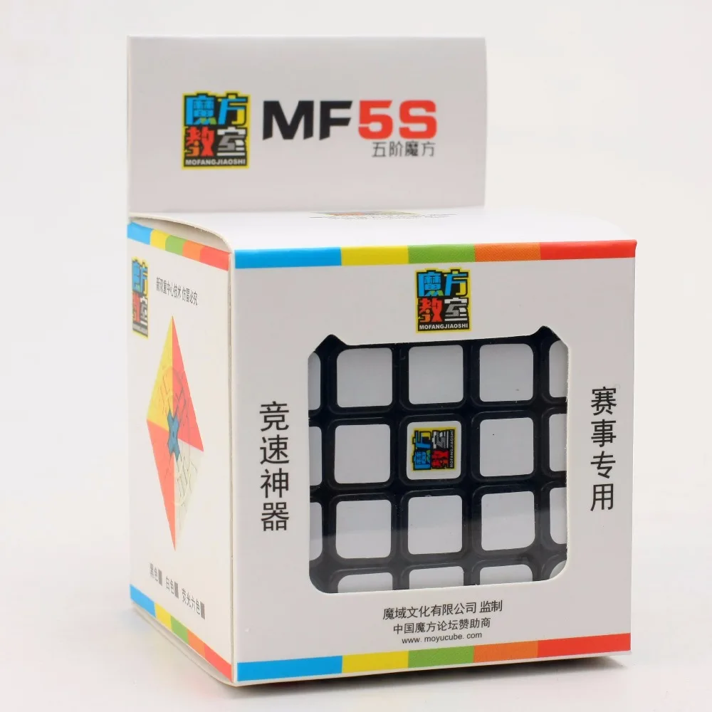 Оригинальный Куб MoYu MF5s MoFangJiaoShi 5x5x5 магический пазл черный/без наклеек