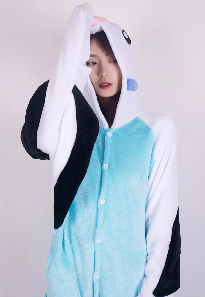 Фланель Пижама «попугай» Косплэй Для женщин с капюшоном пижамы Onesie для взрослых Для мужчин женские пижамы милые животные Домашняя одежда ночная сорочка зима