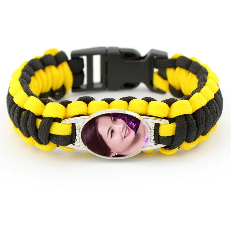 

new arrival sublimation blank bracelets hot transfer printing knitted rope bracelet custom jewelry consumables 15pcs/lot