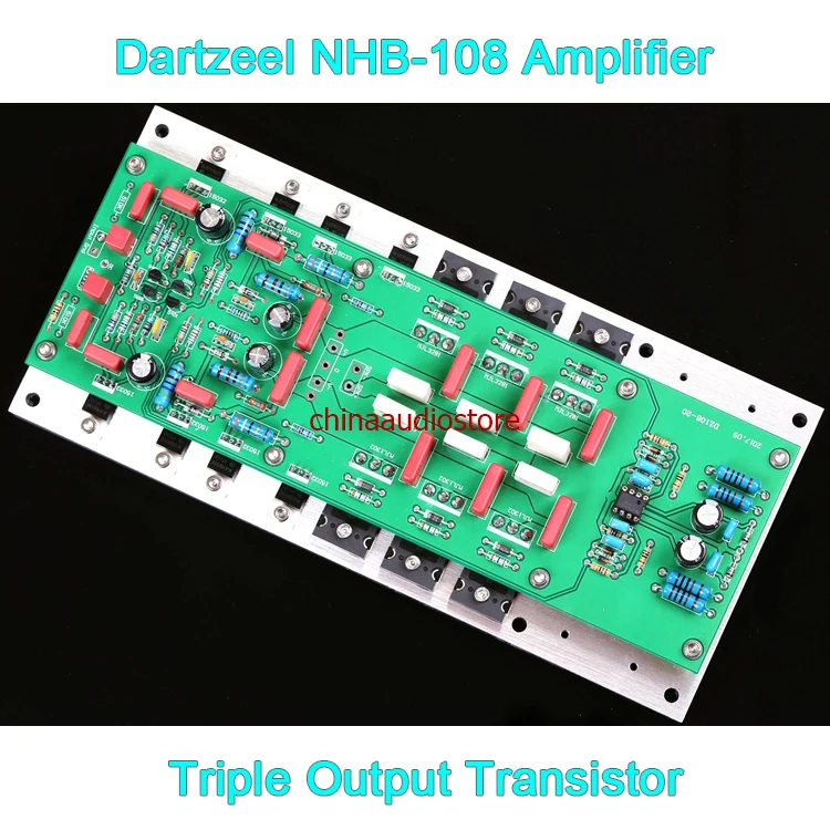 

Assembled 200W Mono Amplifier Board Refer Dartzeel NHB-108 Hi-End Amplifier W/ Neutral Point Stabilizer,Triple Output Transistor