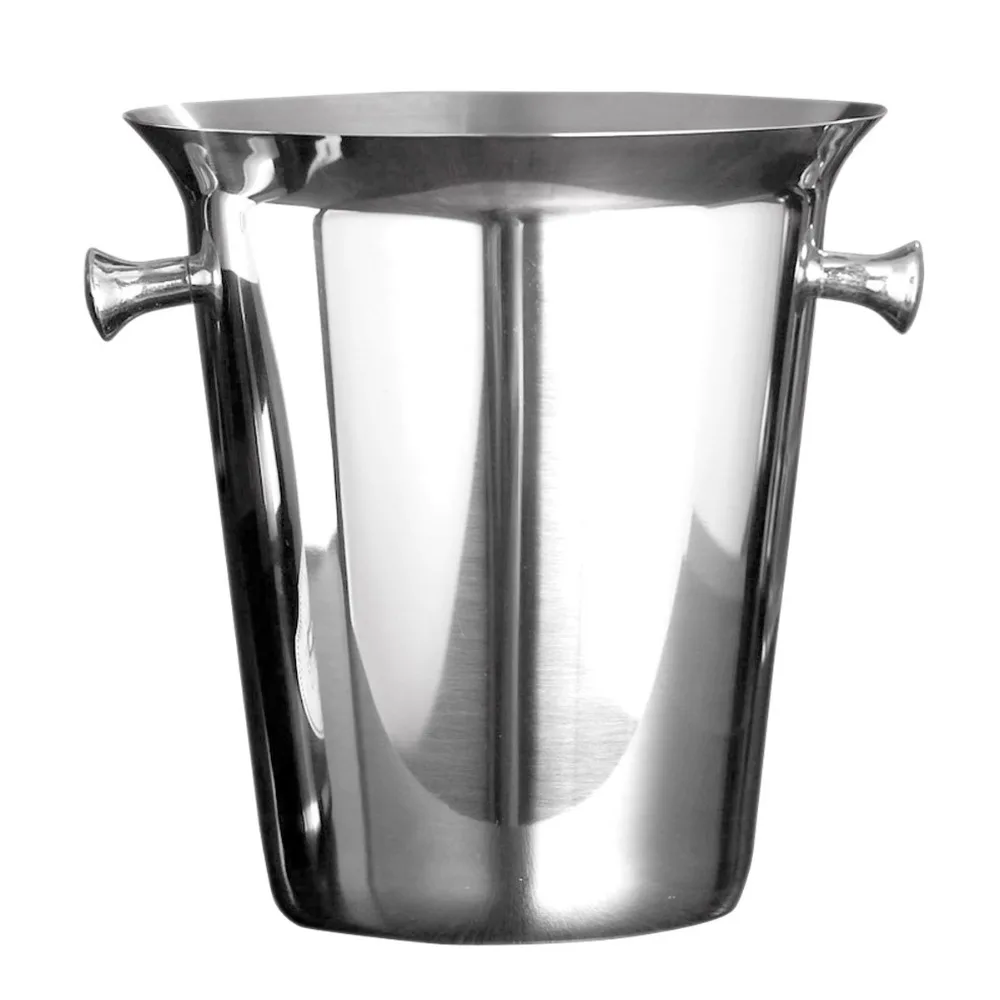 Stainless Steel Beer Ice Bucket With Tweezer Champagne Wine Cooler