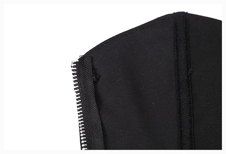 Sexy Corset Dress with Zipper Black stripes Shape Body Slim Bustiers Suit Overbust Costume Burlesque Corsets Sexy Lingerie Plus Sexy Corset Dress with Zipper Black stripes Shape Body Slim Bustiers Suit Overbust Costume Burlesque Corsets Sexy Lingerie Plus