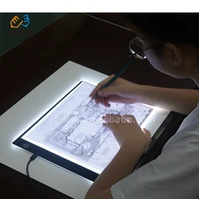 1 комплект светодиодный трассировочный свет коробка для платы татуировки, серебряные ювелирные изделия, A4 альбом для рисования Настольный трафарет Дисплей шкала циферблата версии