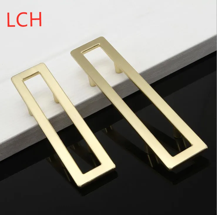 

LCH Nordic Style Brass Color Cabinet Knob Door Pull Furniture Handles Simple Life Gold Color Knob Clothes Hook Modern Knob