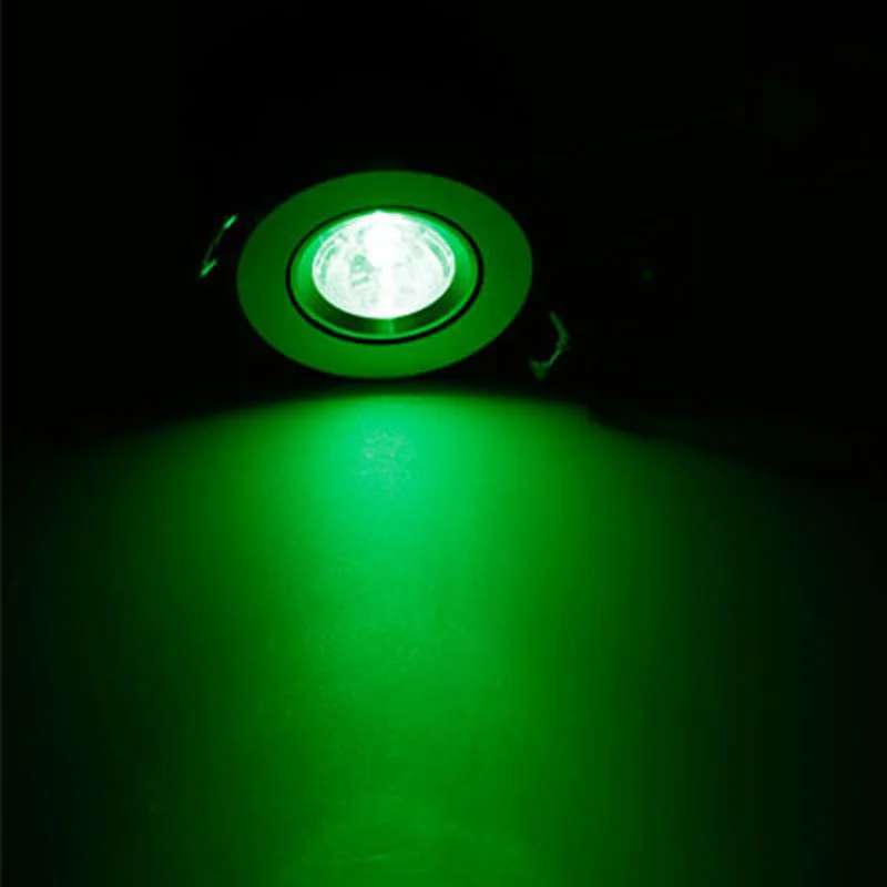 10 шт./лот светодиодный RGB светильник AC85-265V 3 Вт RGB светильник s светодиодный потолочный светильник для дома