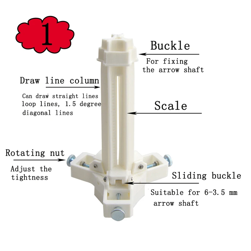 1 шт. стрелочный вал DIY 3D инструмент для рисования линий подходит для 6-3,5 мм диаметр стрелы стержень Охота стрельба из лука стрельба аксессуары