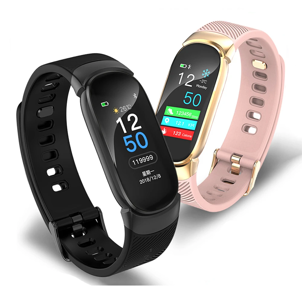

QW16 Smart watch Women Fitness Bracelet Color Screen Smart Band Blood Pressure Heart Rate Monitor Electronic Health Wristband