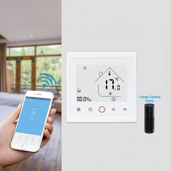

Smart WIFI Thermostat 5A/16A Water Electric Floor Heating Gas Boiler WIFI Temperature Control Regulator with Echo Voice Control