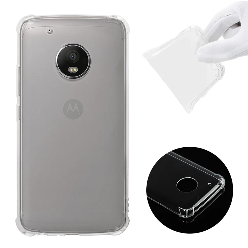 

Ultrathin Anti-knock Soft TPU Silicone Transparent Clear Cases Phone Crystal Back Cover Coque Fundas for Motorola G5 G5+ G5Plus