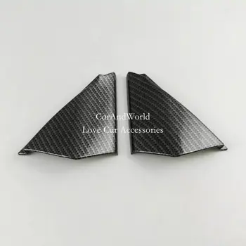 

For RENAULT Koleos 2017 2018 Interior triangle Box Cover Front Door A Column Panel Frame Trim ABS Chrome Car-styling Accessories