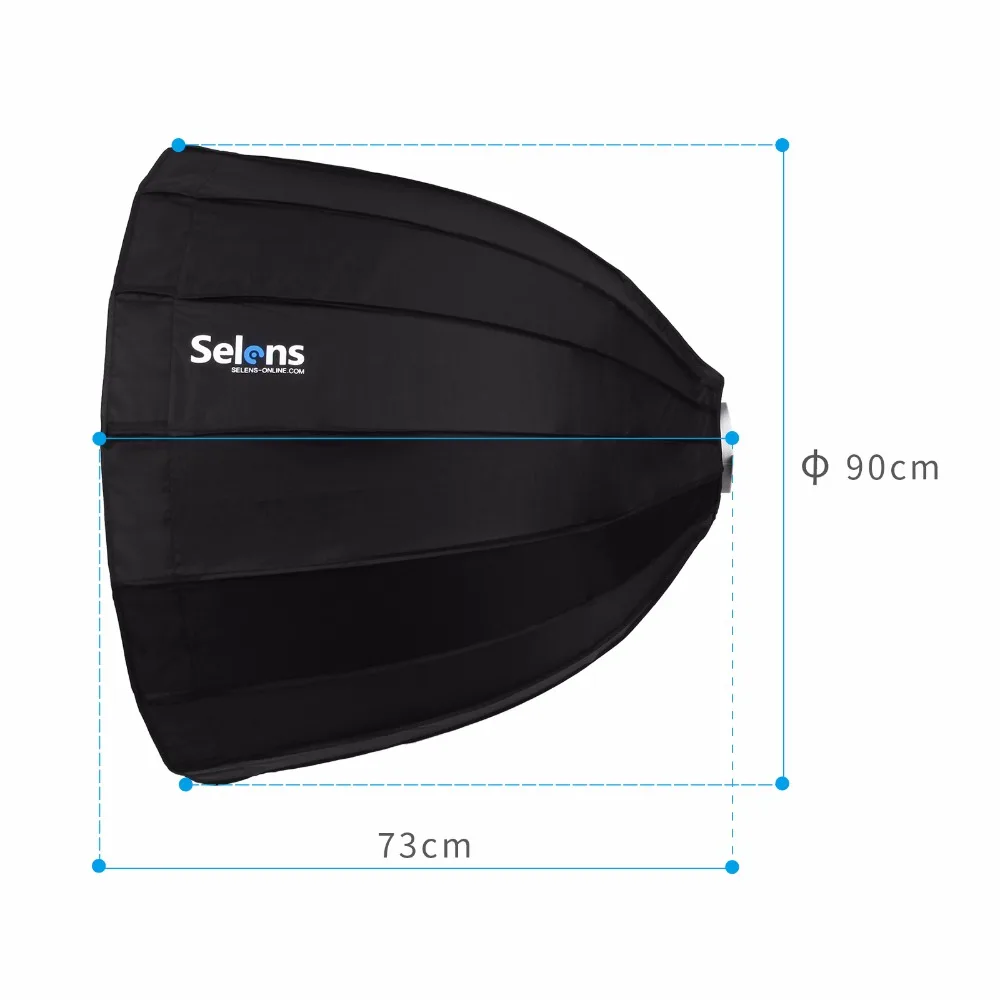 Складная Быстрая настройка 90 см фотостудия шестиугольник зонтик софтбокс Отражатель для вспышки Speedlight фотографии освещение
