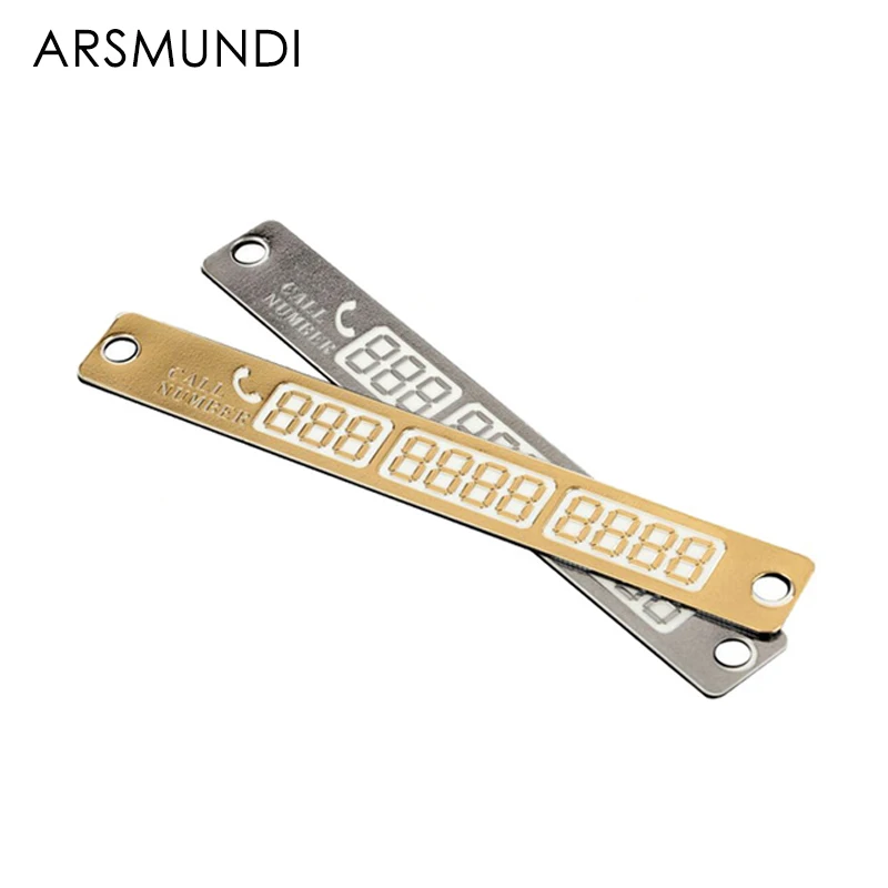 

Car Styling Parking Notification Phone Number Card Luminous Telephone Number Plate Car-Styling Accessories For Ford Focus 2