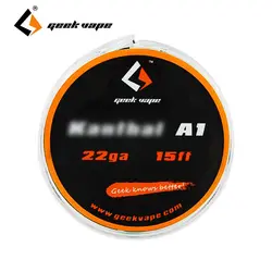 Оригинал 5 м GeekVape распылитель DIY KA1 лента провода 22GA DIY рулон катушки и анти-рассеивания дизайн электронная сигарета вейп катушка голова DIY