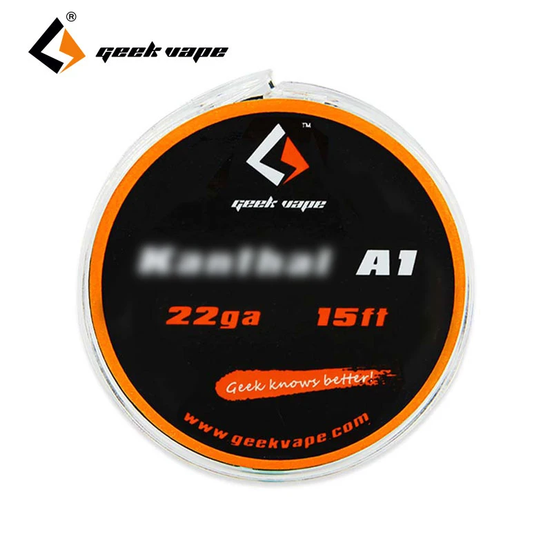 

Original 5m GeekVape Atomizer DIY KA1 Tape Wire 22GA DIY Roll Coil & Anti-scattering Design Ecig Vape Coil Head DIY Spare Parts
