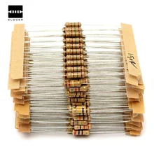 Hot Sale 300pcs 30value Rang 1ohm-Three Mohm 1/2W Carbon Film Metal Resistors Assortment Kit Set NEW 30 Values Resistor