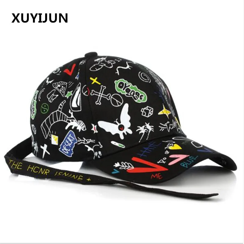 YUANCHENG Summer Baseball Cap Graffiti Sonnenschutzkappen Hip Hop Visier Fr/ühlingshut Verstellbare Snap-Back-H/üte f/ür Damen Golfkappen Wei/ß 54-62 cm
