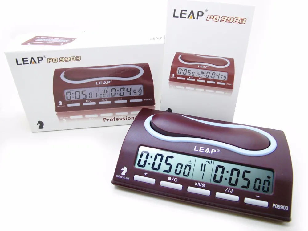 

29 Timing Modes Board Game Countdown Device Delay Bonus LEAP PQ9903A Professional Timer Clock Competition Chess Calculator Toy